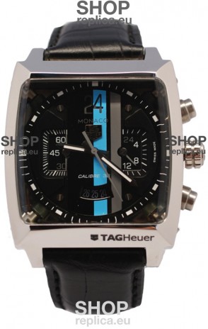 Tag Heuer Monaco Concept 24 Swiss Replica Watch in Black Dial