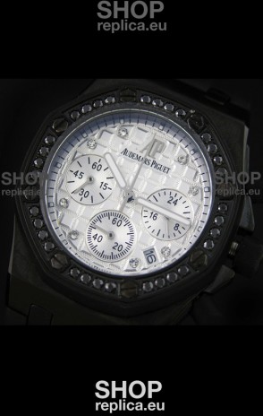 Audemars Piguet Royal Oak Offshore Lady Alinghi Swiss Watch in White Dial
