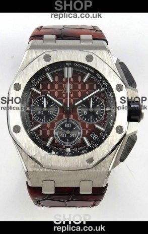 Royal Oak Offshore Chronograph 26420 Brown Dial Super Clone Watch 