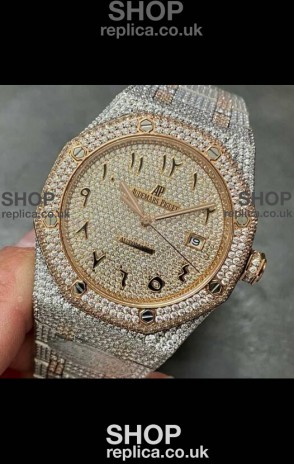 Royal Oak 15400 Iced Out Super Clone Edition 7 Super Clone Watch 