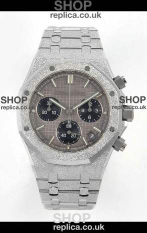 Royal Oak Chronograph 26240BC Frosted Grey Dial Super Clone Watch