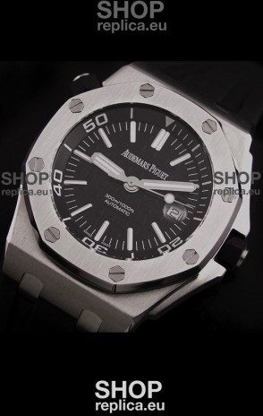 Audemars Piguet Royal Oak Scuba Swiss Watch in Black Dial