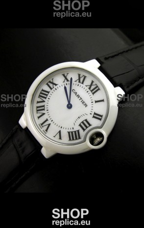 Cartier Ballon de Ladies Replica Watch in White Dial