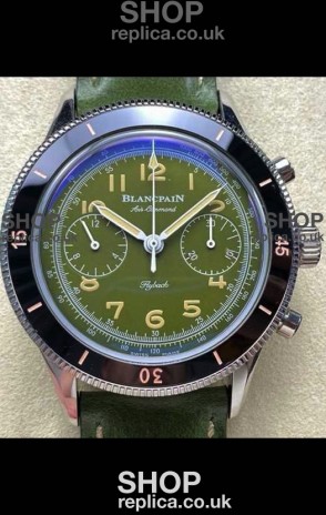 Blancpain Air Command Steel Casing Black Bezel Super Clone Watch 