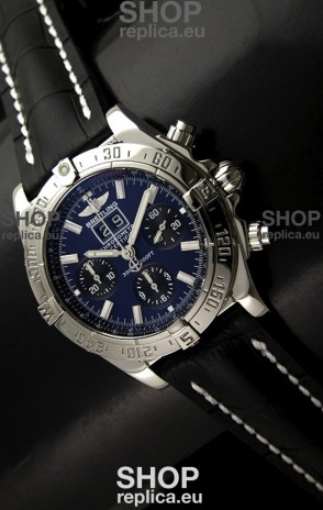 Breitling Blackbird Swiss Replica Watch in Blue Dial - Mirror Replica Watch