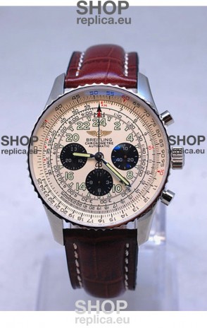 Breitling Navitimer Cosmonaute Swiss Replica Watch Steel Case