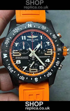 Breitling Endurance PRO 44 Orange Strap Swiss Quartz Replica Watch