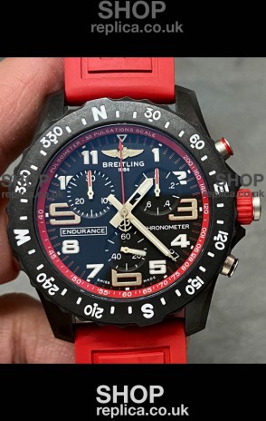 Breitling Endurance PRO 44 Red Strap Swiss Quartz Replica Watch