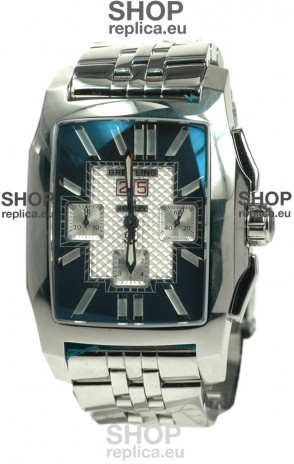 Breitling For Bentley Swiss Flying B Chronograph Steel Watch in Blue Dial