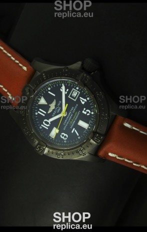 Breitling Seawolf PVD Coated Swiss Watch - Arabic Markers