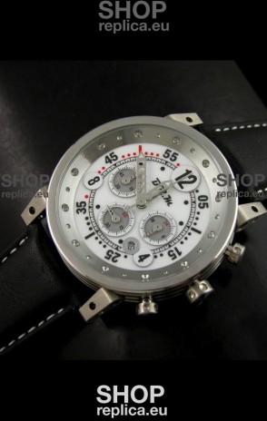 B.R.M.0011G6 Japanese Replica Quartz Watch in White Dial