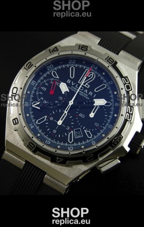 Bvlgari Diagono Professional Swiss Replica Watch in Black Dial
