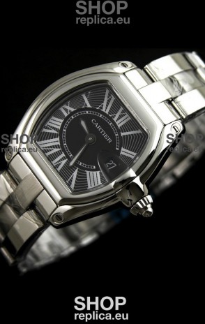 Cartier Roadster Ladies Watch - 1:1 Mirror Replica Watch in Pink Dial