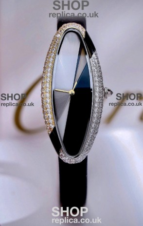 Cartier Baignoire Allongée 21MM Swiss Quartz Watch 