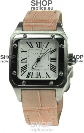 Cartier Santos 100 Mid Sized Swiss Replica Watch
