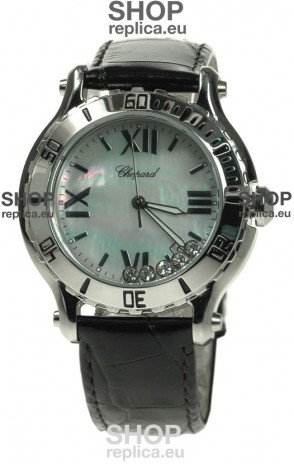 Chopard Happy Sport Ladies Japanese Watch in White Pearl Dial
