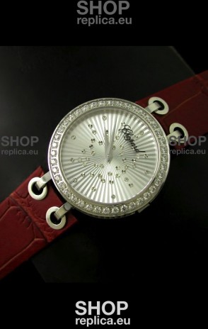 Chopard Xtravaganza Ladies Japanese Replica Watch in Silver Dial