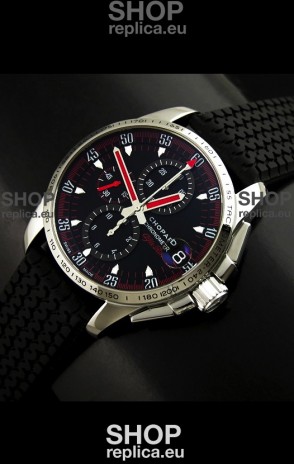 ChopardMille Miglia GTXL Swiss Replica Watch in Black Strap