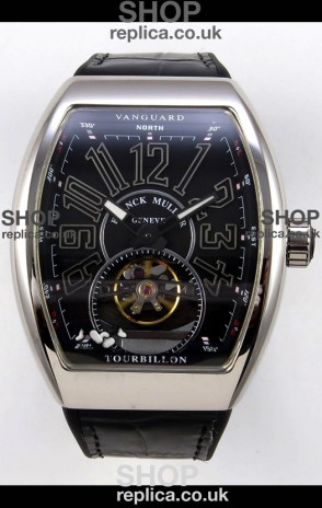 Franck Muller V45 Tourbillon Stainless Steel Super Clone Watch 