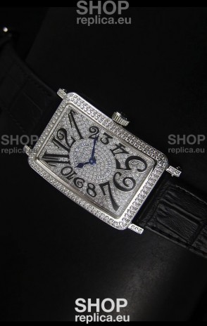 Franck Muller Master of Complications Long Island Ladies Watch in Stainless Steel 
