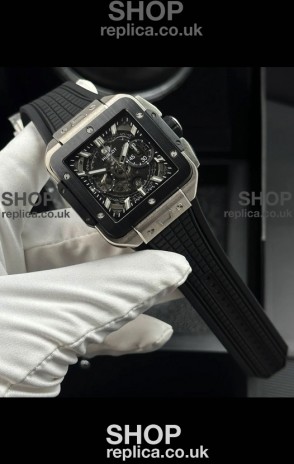 Hublot Square Bang Unico Titanium Case Super Clone Watch 