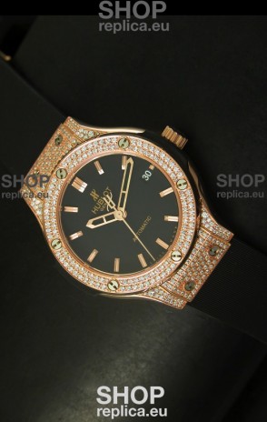 Hublot Classic Fusion 39MM Rose Gold Diamonds Case