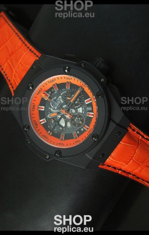 Hublot Big Bang Volcano Skeleton Swiss Quartz Watch 45MM