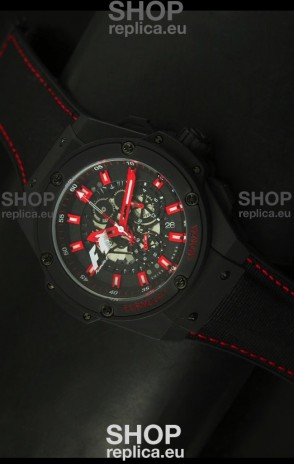 Hublot Big Bang King F1 MONZA Edition PVD Swiss Quartz Watch 45MM
