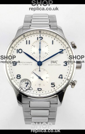 IWC Portuguese Chronograph White Dial Super Clone Watch 