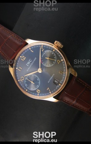 IWC Portugieser IW500702 Swiss Automatic Watch in Grey Dial - Updated 1:1 Mirror Replica 