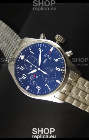 IWC Pilot IW377704 Chronograph Swiss Replica Watch - 1:1 Mirror Replica 