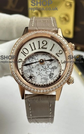 Jaeger-LeCoultre Rendez-Vous Rose Gold Super Clone Watch 