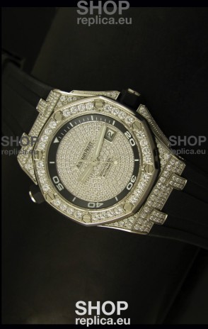 Audemars Piguet Royal Oak Offshore Diver Watch - Iced out Edition