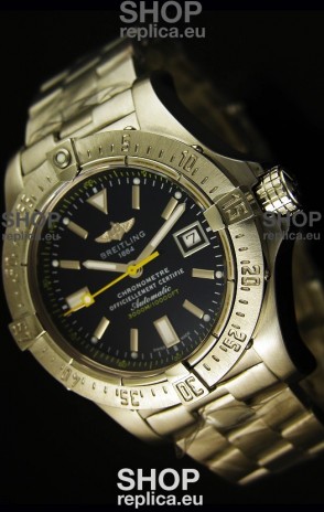 Breitling Avenger Seawolf Swiss Replica Watch in Yellow Seconds Hands - 1:1 Mirror Replica Watch