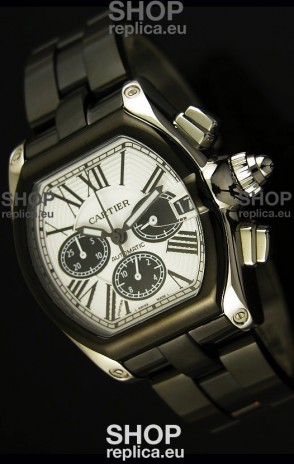 Cartier Roadster Chronograph XL Original DLC Coated 1:1 Mirror Replica Watch