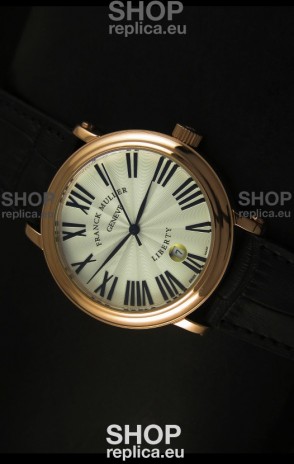 Franck Muller Master of Complications Liberty Japanese Watch Black Strap