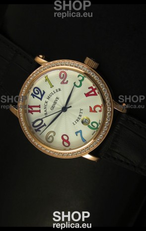 Franck Muller Master of Complications Liberty Japanese Watch in Black Strap