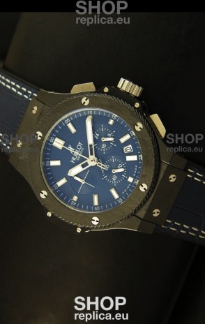 Hublot Big Bang Black Ceramic Case Watch in Quartz Movement