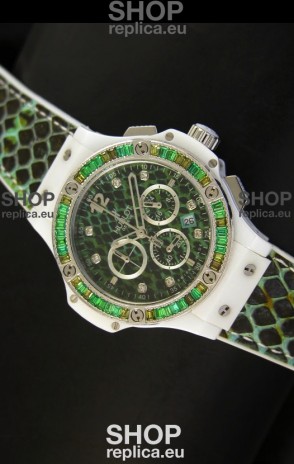 Hublot Big Bang BOA Bang Green Dial/Strap Watch 34MM