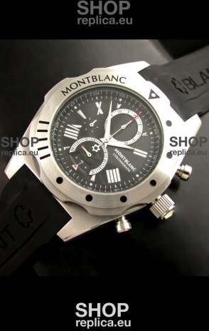 Mont Blanc Star Japanese Watch in Black Dial