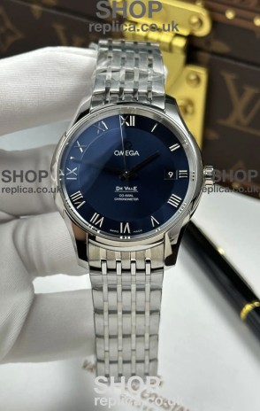 Omega De Ville Co-Axial Chronometer 41MM Blue Dial Super Clone Watch 