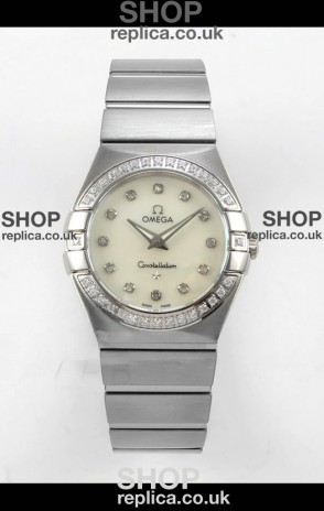Omega Constellation 28MM Pearl Dial QUARTZ Super Clone Watch 