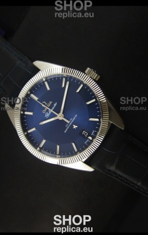 Omega Globemaster Co-Axial Swiss Dark Blue Dial Stainless Steel - 1:1 Mirror Replica Watch