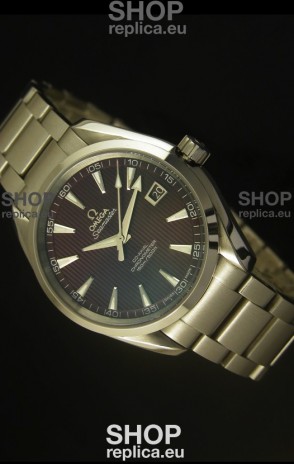 Omega Seamaster Aqua Terra Co-Axial Swiss Watch Black Dial