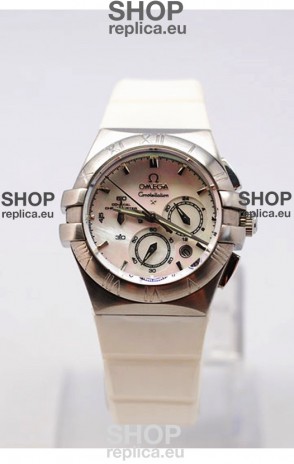 Omega Constellation Ladies Chronograph Replica Watch - 35MM