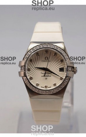 Omega Constellation Ladies Replica Watch - Steel Case - 35MM