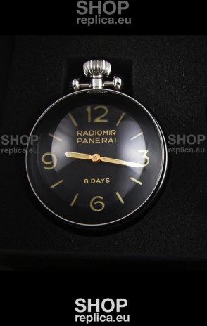 Panerai Radiomir 8 Days PAM581 Table Clock Swiss Watch with Box and Watch Stand