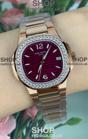 Patek Philippe Nautilus 7010/1R-013 Rose Gold Super Clone Watch 