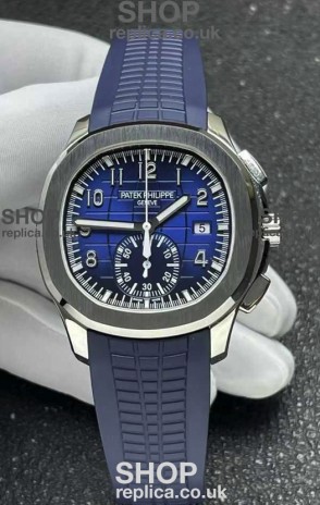 Patek Philippe Aquanaut 5968 Steel Case Blue Dial Super Clone Watch 