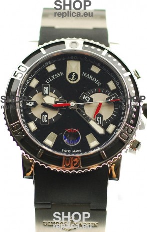 Ulysse Nardin Maxi Marine Diver Chronograph Swiss Replica Watch 